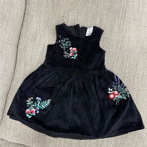 Carter's Black Velvet Dress Size 18M